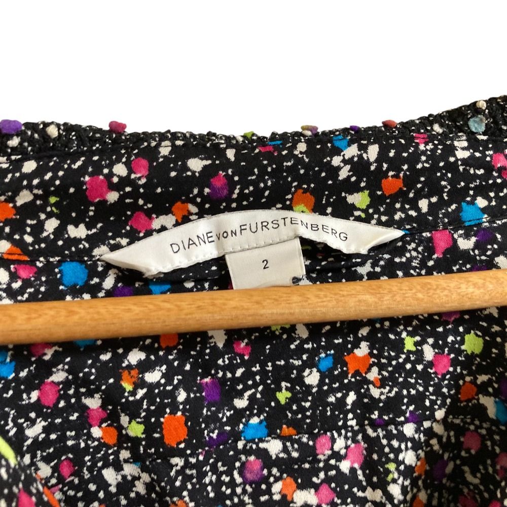 美品 DIANE von FURSTENBERG ダイアンフォンファステンバーグ DVF