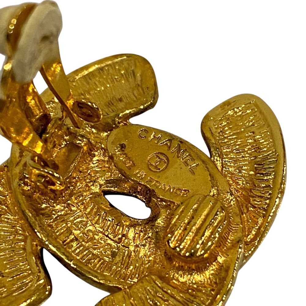 美品 CHANEL シャネル ヴィンテージ マトラッセ ココマーク クリップ
