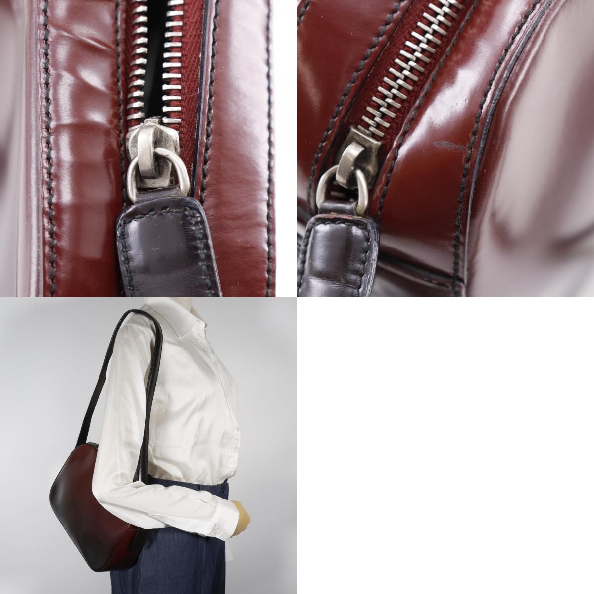 PRADA グラデーションショルダーバッグ PRADA（プラダ） レザー 