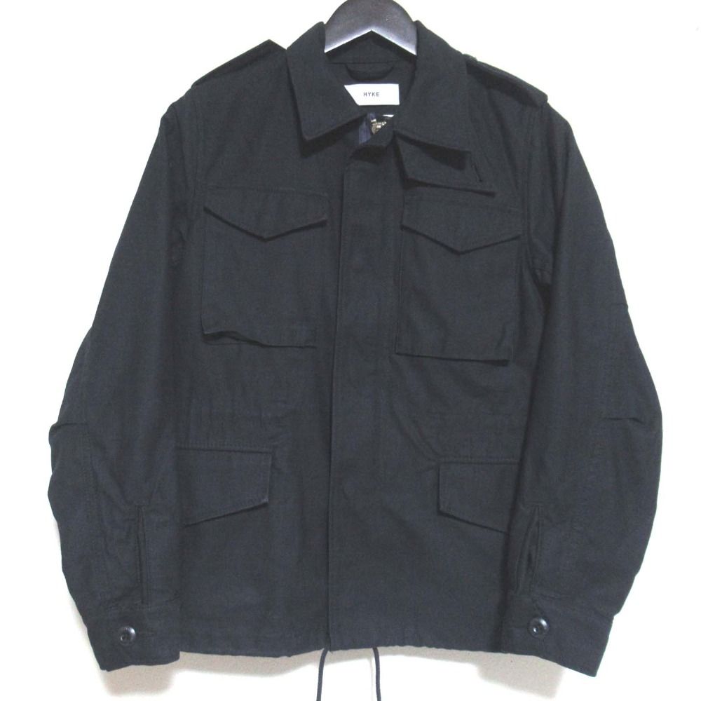 良品 HYKE ハイク レギュラーフィット ミリタリージャケット 17023