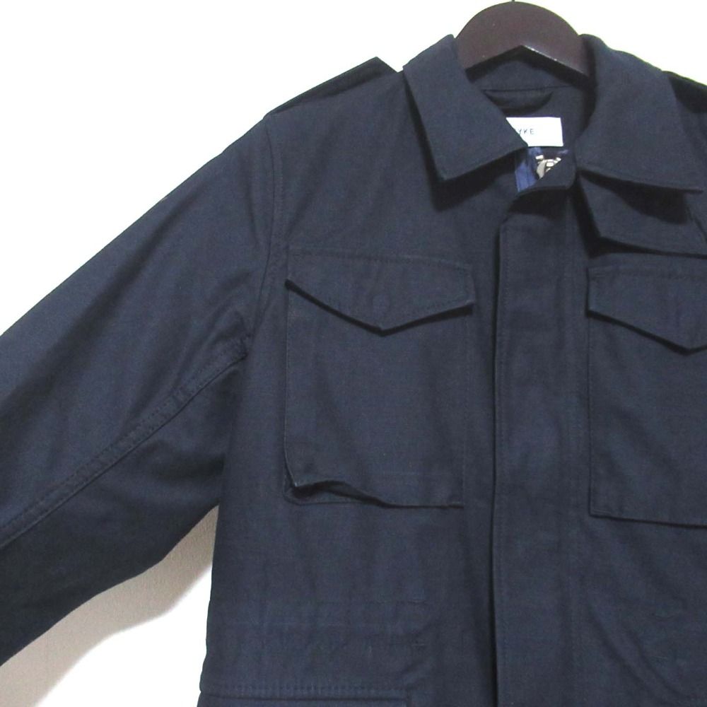 良品 HYKE ハイク レギュラーフィット ミリタリージャケット 17023