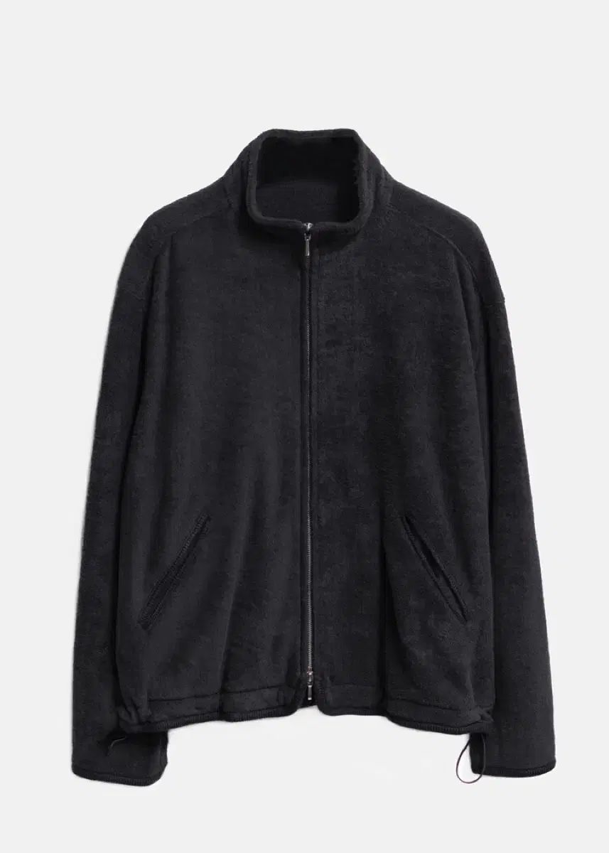 ゴーラク フレンチテリー ジップアップ ブラック 3