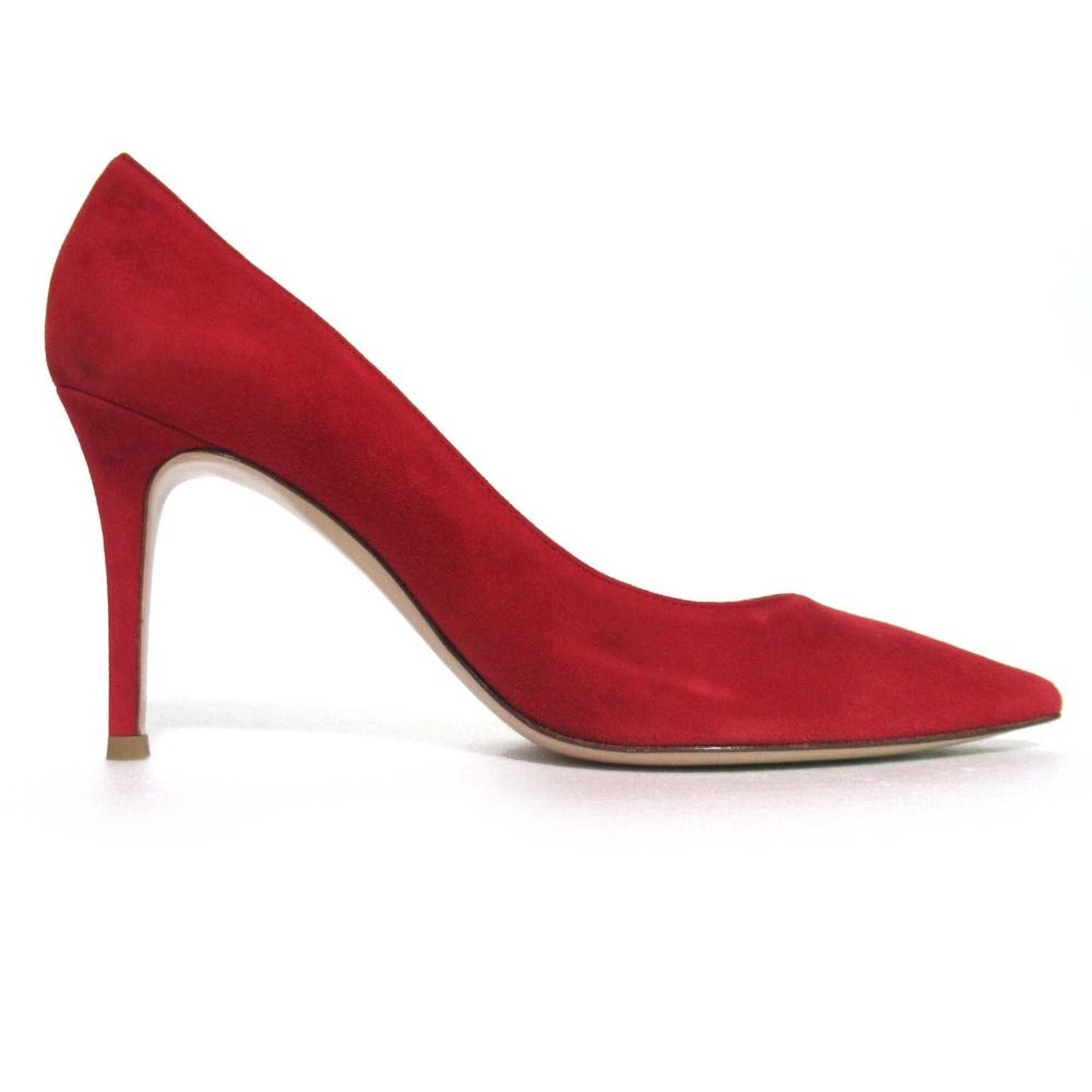 ⭐️未使用⭐️ ジャンヴィットロッシ　ハイヒール　パンプス　ポインテッドトゥ 美品 Gianvito Rossi ジャンヴィトロッシ スエード ポインテッドトゥ