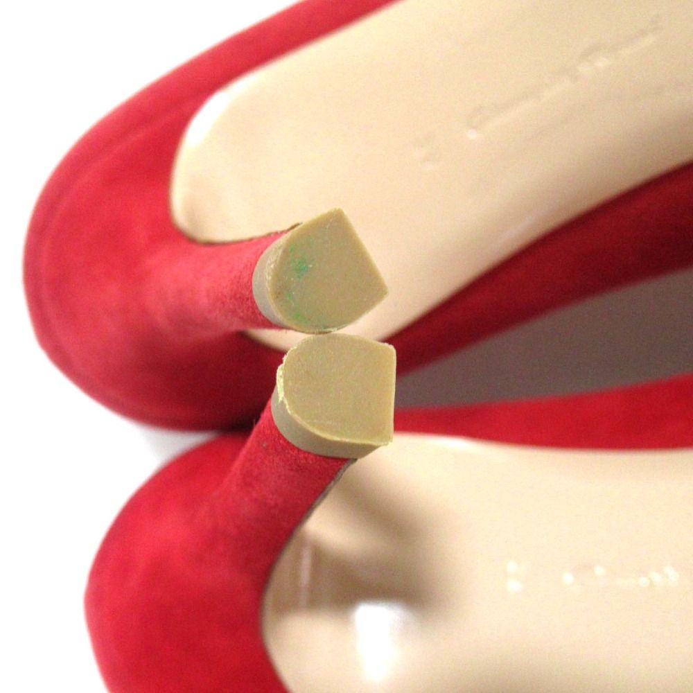 美品 Gianvito Rossi ジャンヴィトロッシ スエード ポインテッドトゥ