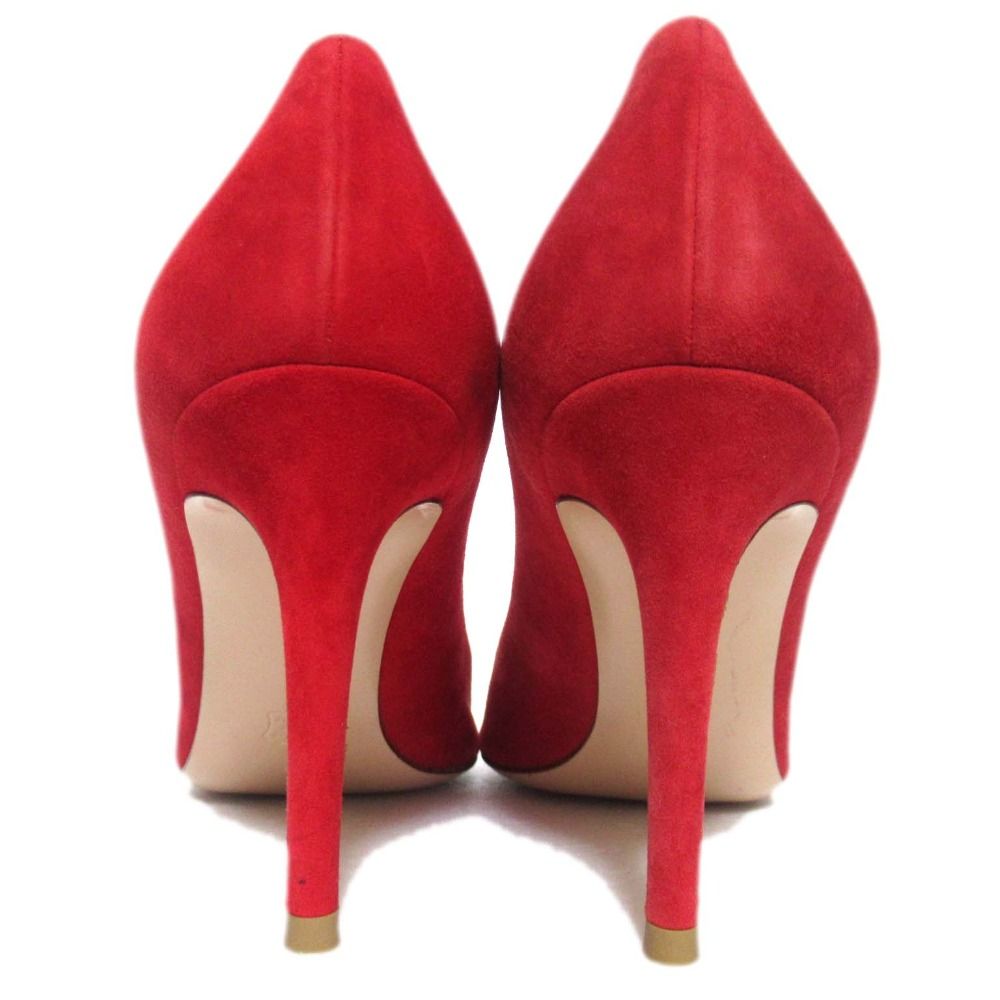 美品 Gianvito Rossi ジャンヴィトロッシ スエード ポインテッドトゥ