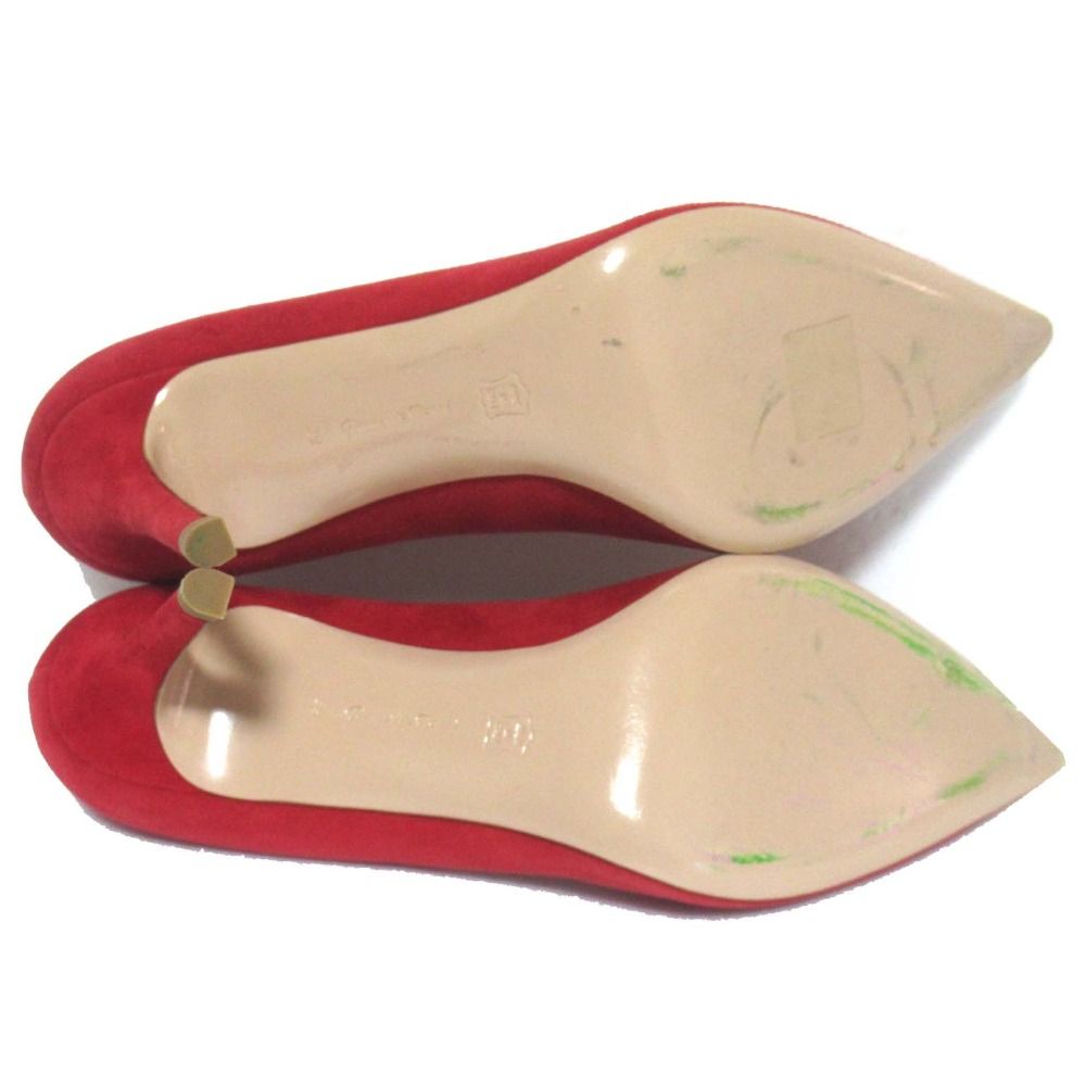 美品 Gianvito Rossi ジャンヴィトロッシ スエード ポインテッドトゥ