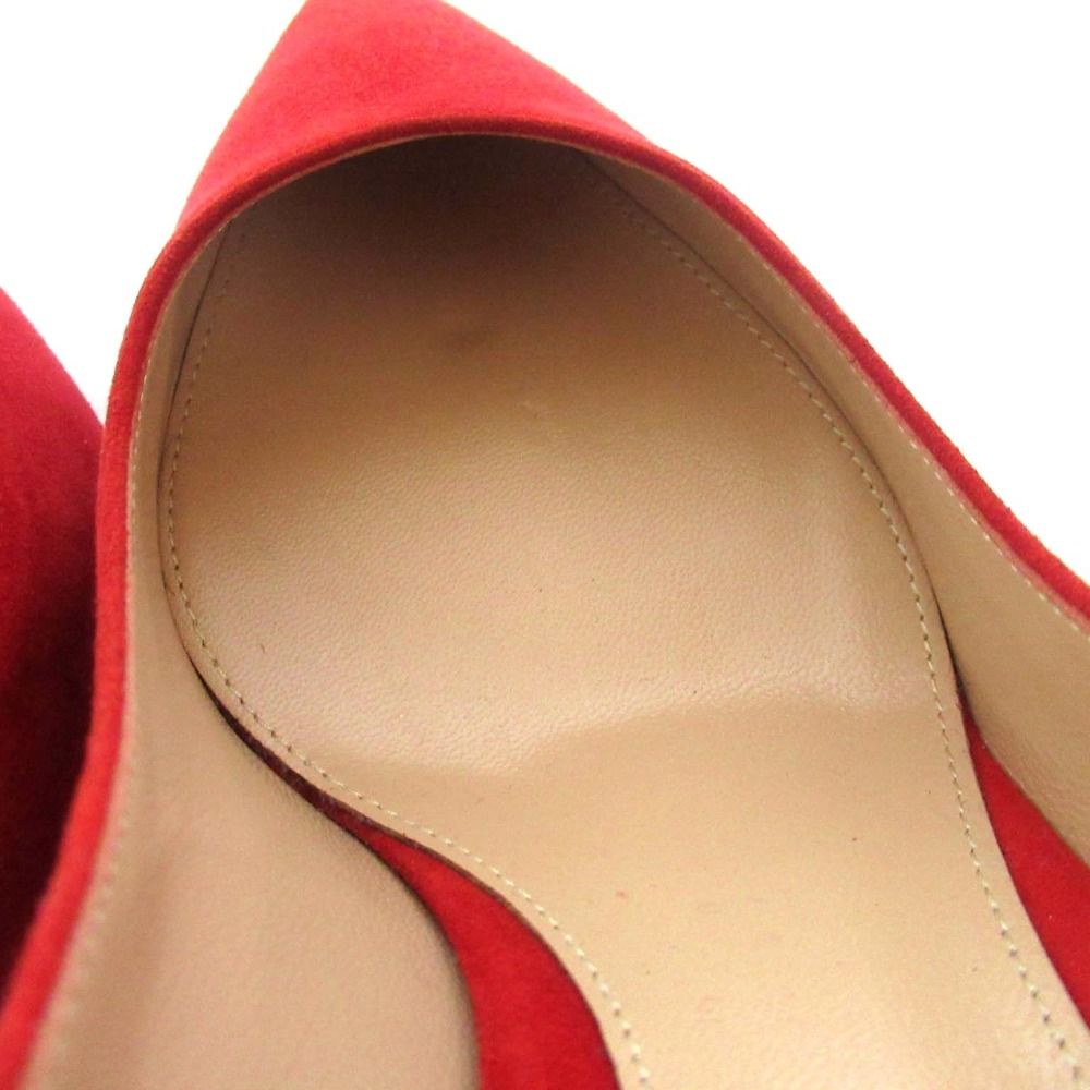 美品 Gianvito Rossi ジャンヴィトロッシ スエード ポインテッドトゥ