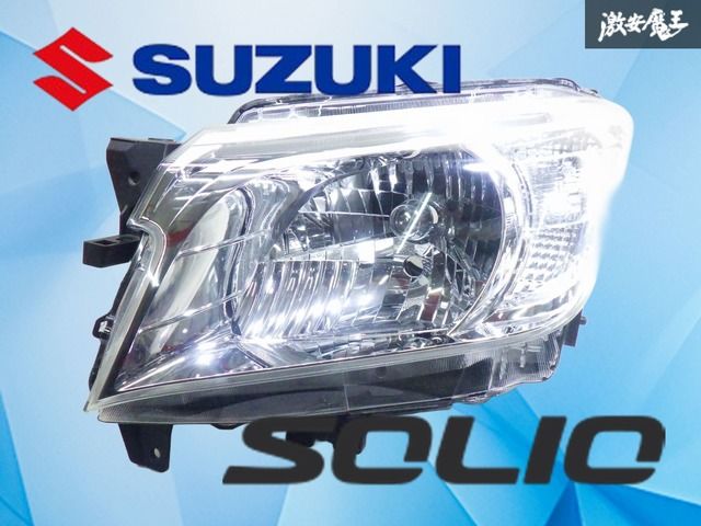 【破損無し！】スズキ純正 MA36S MA46S ソリオ HID ヘッドライト ヘッドランプ 左 左側 助手席側 KOITO 100-59331