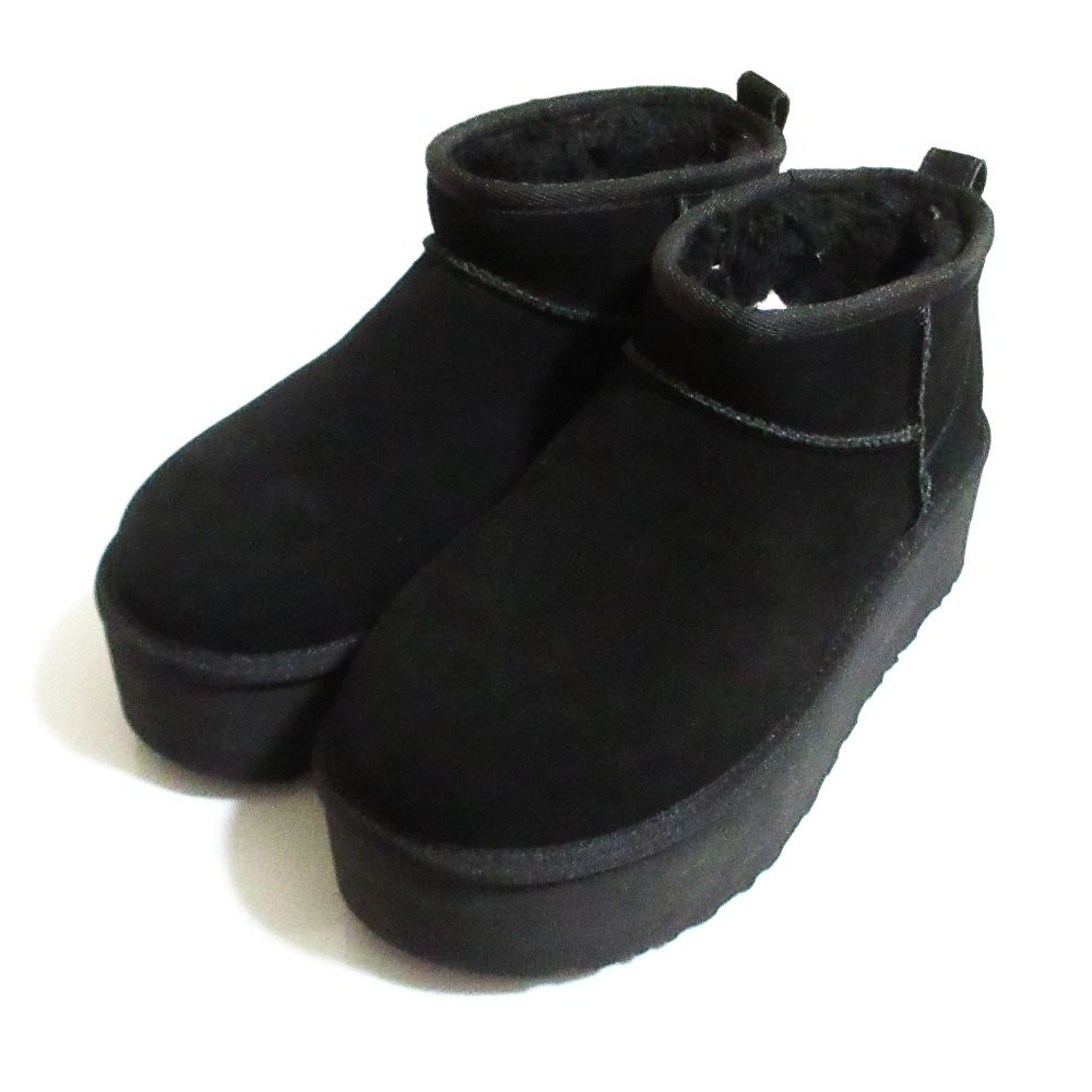 美品 UGG アグ Classic Ultra Mini Platform クラシック ウルトラ ミニ 