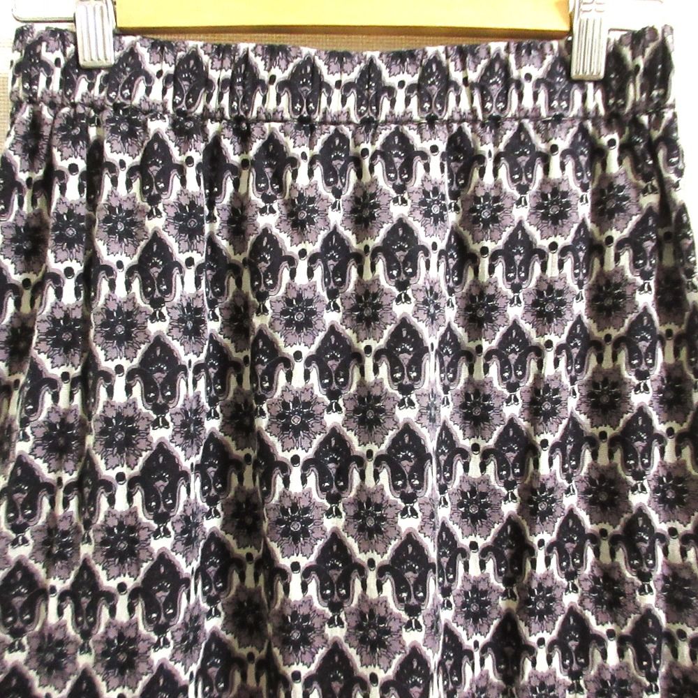 美品 sara mallika サラマリカ コモンプリントスカート 020322SA2