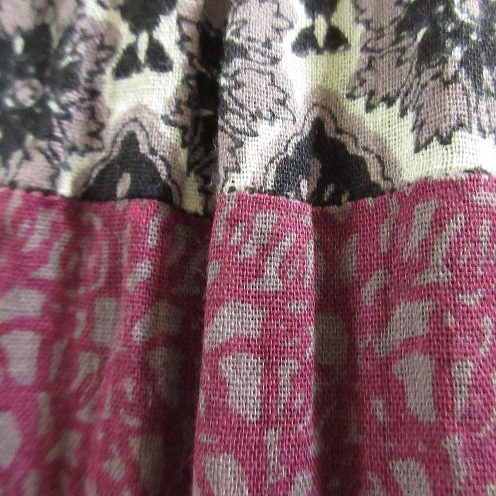 美品 sara mallika サラマリカ コモンプリントスカート 020322SA2