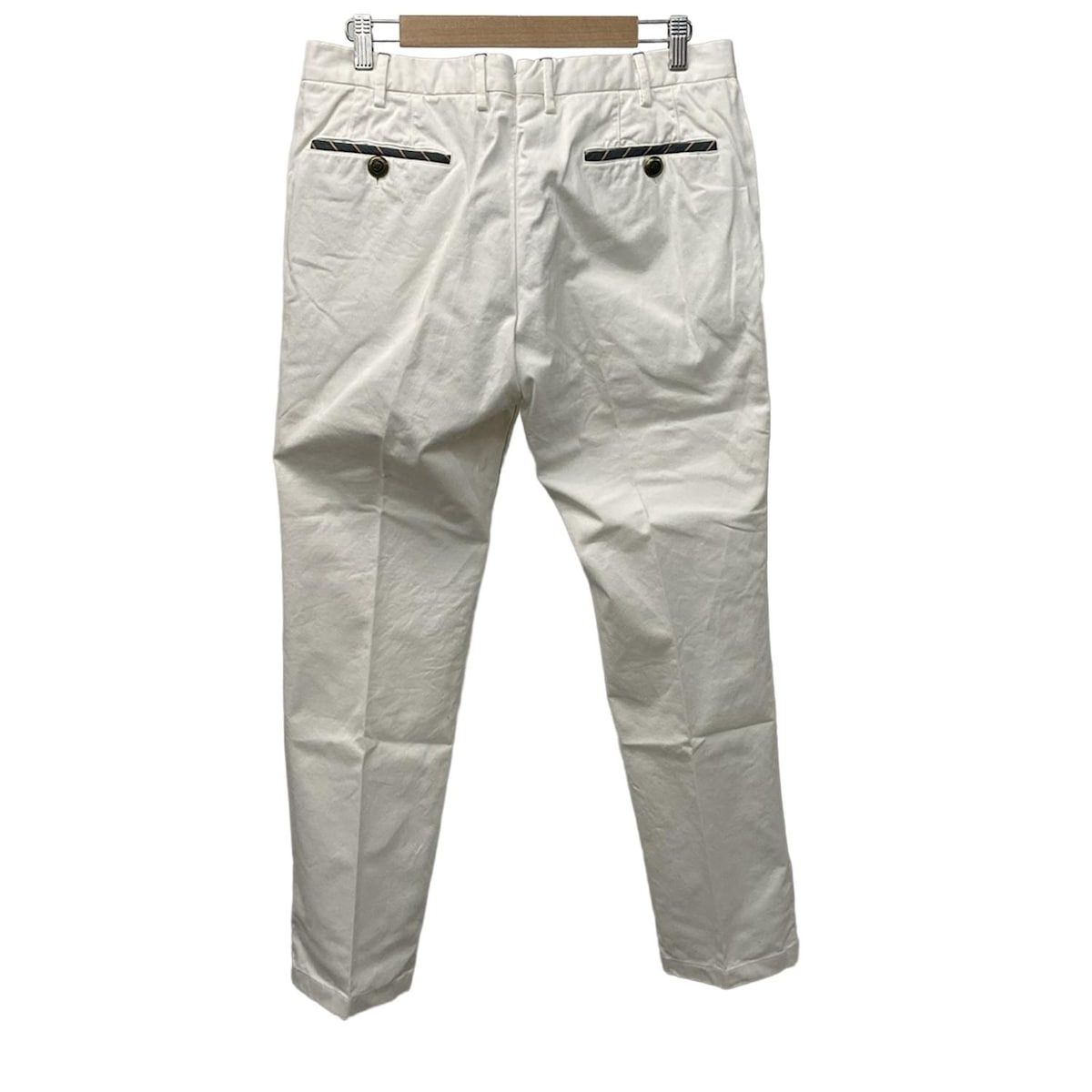 PT01(ピーティーゼロウーノ) パンツ サイズ48 XL メンズ - 白×ダーク