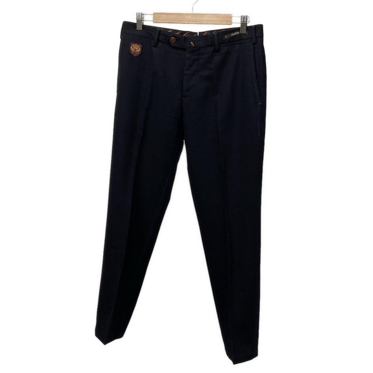 PT01 ピーティーゼロウーノ　スラックス　ネイビー　サイズ48 ネイビー PT01(ピーティーゼロウーノ) パンツ サイズ48 XL メンズ - ダーク