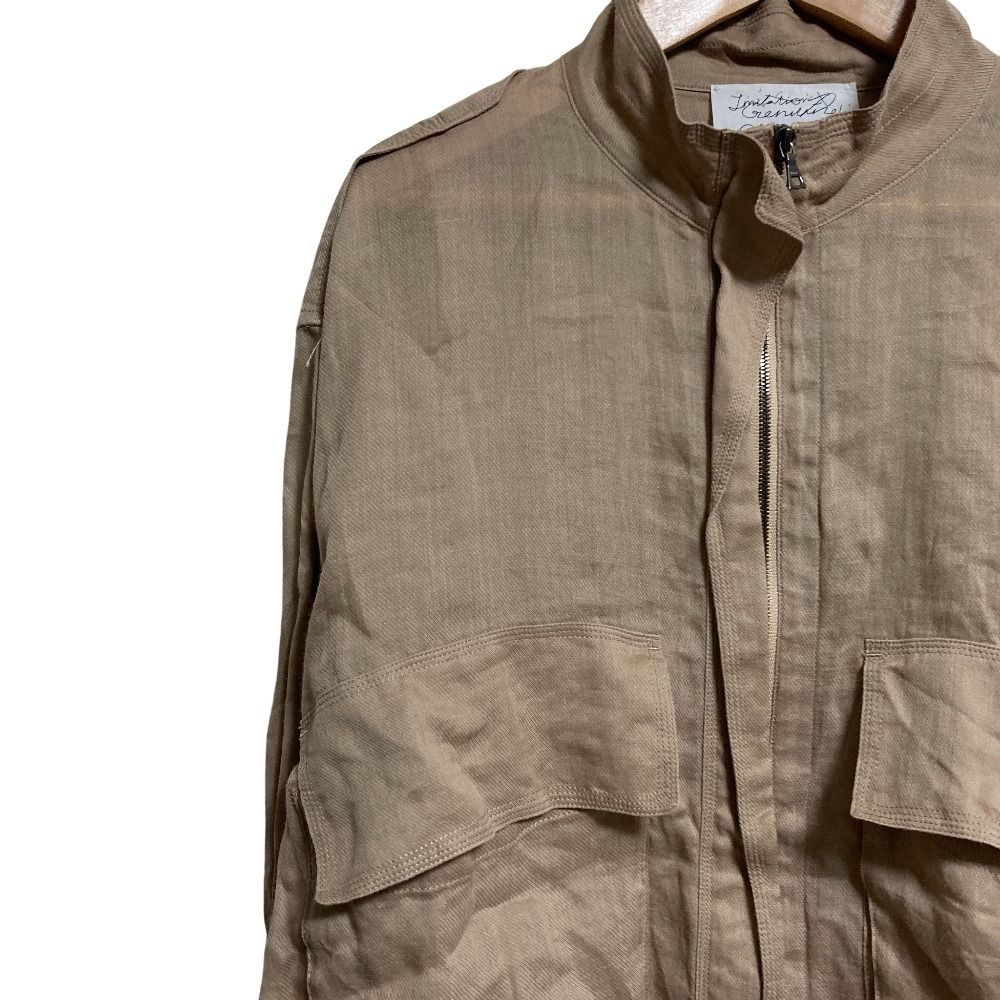 美品 Chaos カオス ゴーダブルゾン ラミー スタンドカラー ジップ