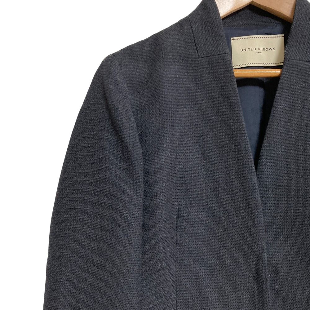 美品 UNITED ARROWS ユナイテッドアローズ ノーカラージャケット