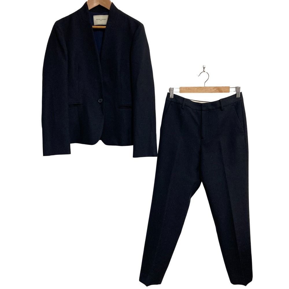 美品 UNITED ARROWS ユナイテッドアローズ ノーカラージャケット