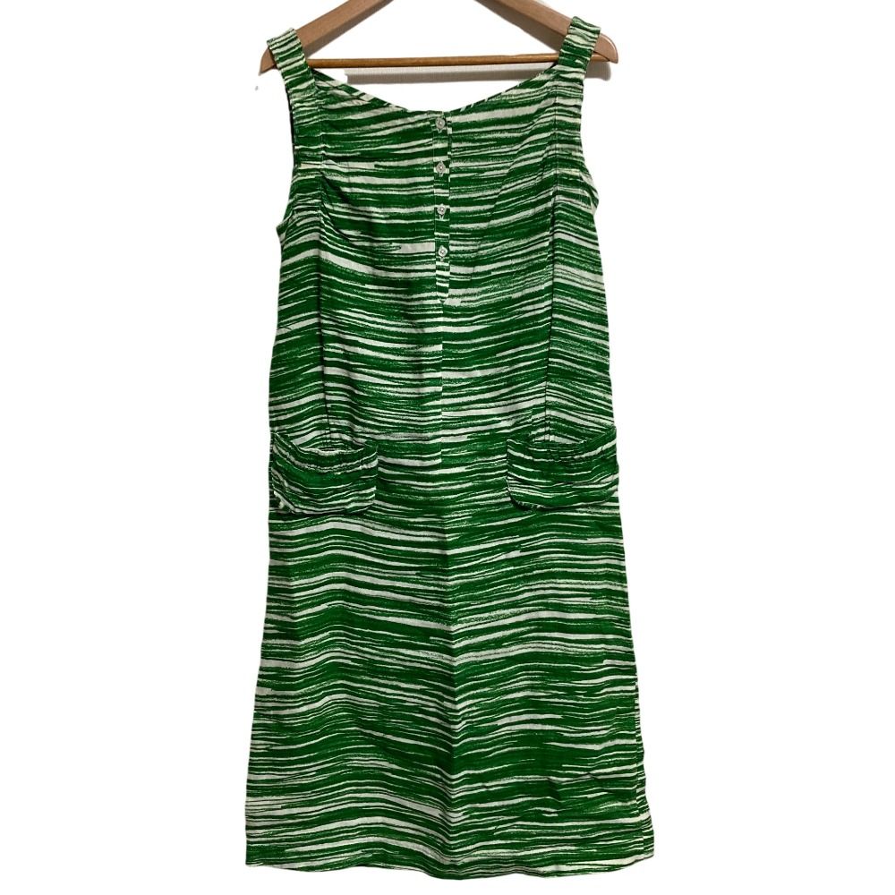 美品 mina perhonen ミナペルホネン OCEAN ノースリーブ ワンピース