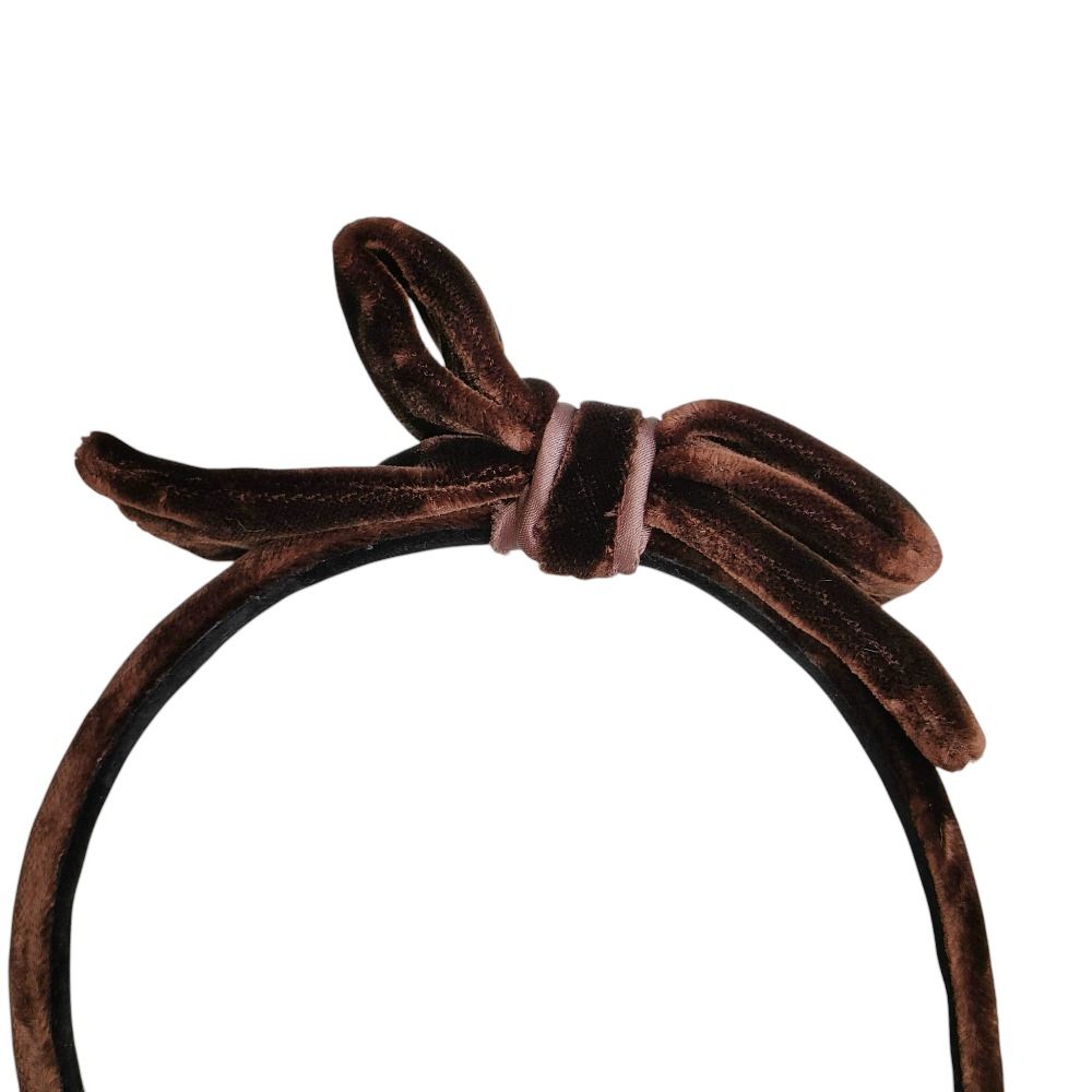 美品 ALEXANDRE DE PARIS アレクサンドルドゥパリ ベロア リボン