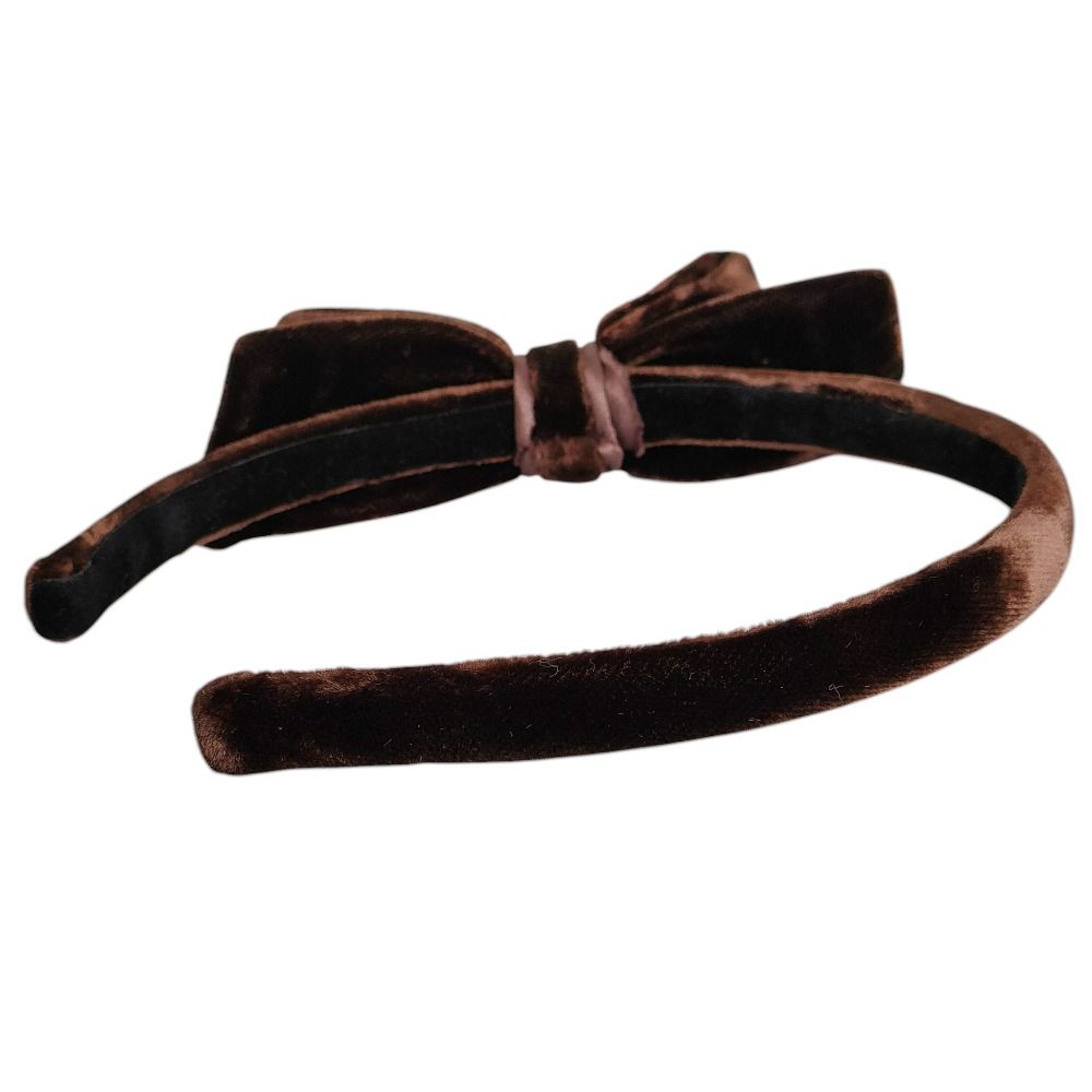 美品 ALEXANDRE DE PARIS アレクサンドルドゥパリ ベロア リボン