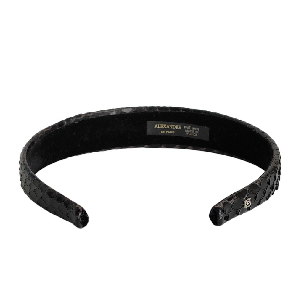 美品 ALEXANDRE DE PARIS アレクサンドルドゥパリ パイソンレザー