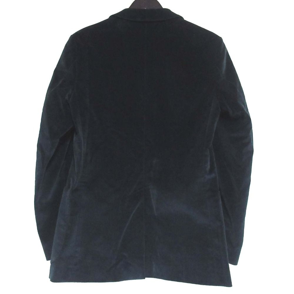 GUCCI グッチ コーデュロイ シングル 2 B テーラードジャケット サイズ46 F グリーン系 メンズ 古着