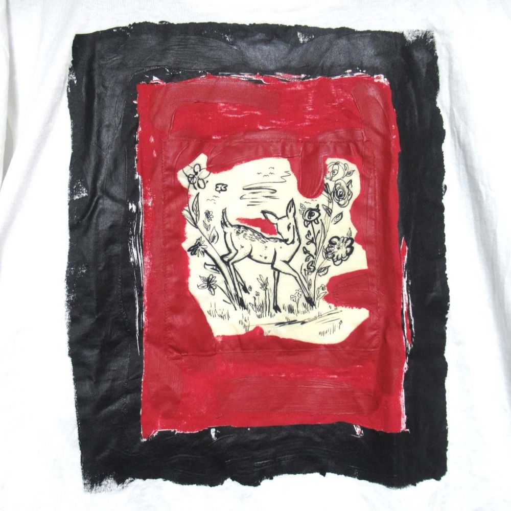 美品 25SS MARNI マルニ バンビプリント 半袖 Tシャツ サイズ36 ホワイト レディース 古着 中古 USED 美品 25SS MARNI マルニ バンビプリント 半袖 Tシャツ サイズ36
