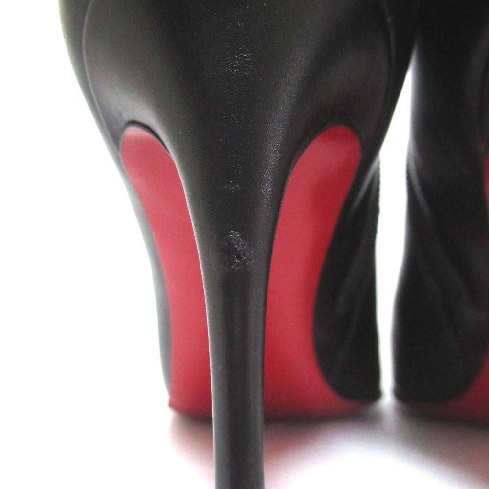 美品 Christian Louboutin クリスチャンルブタン レザー ハイヒール