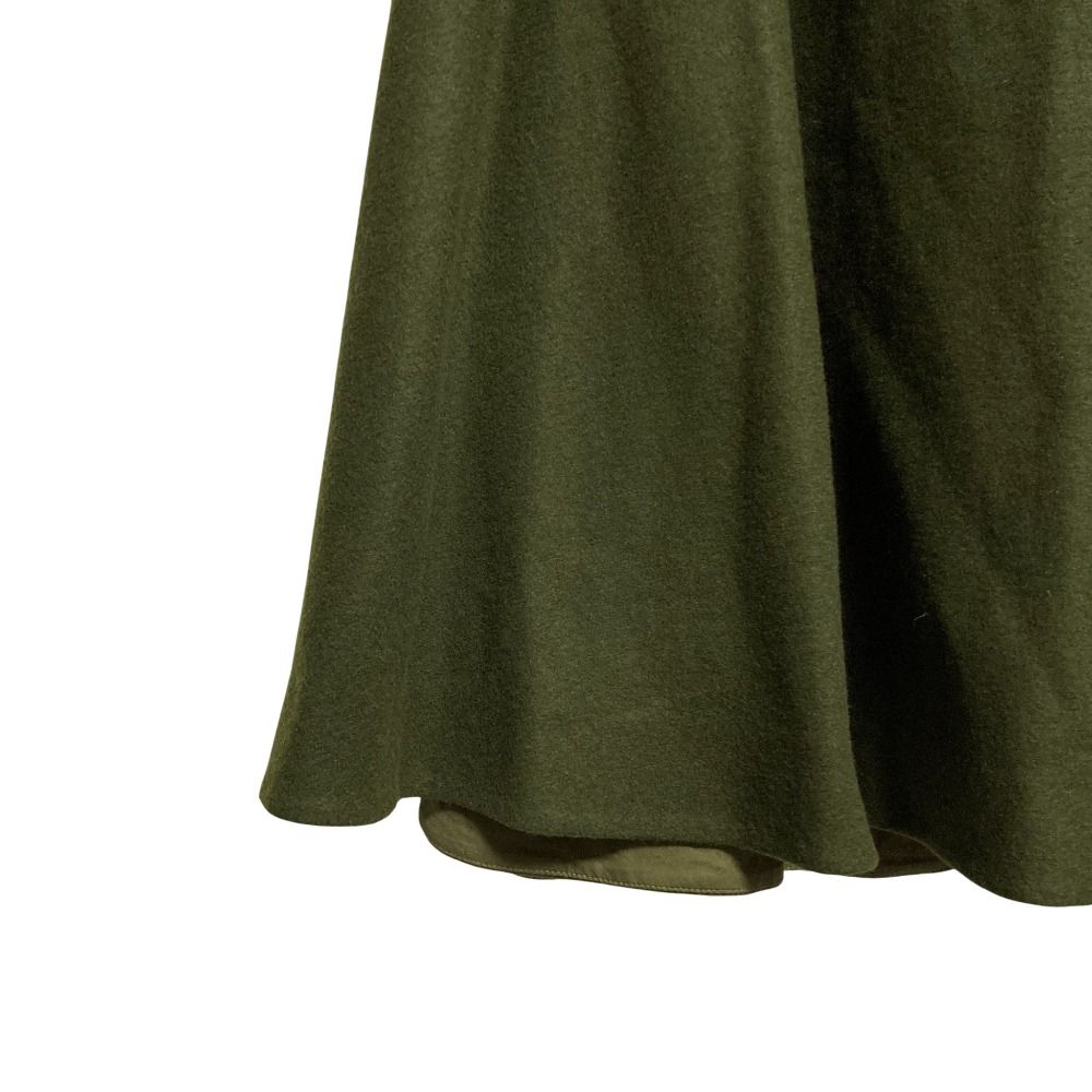【美品】ボーダーズアットバルコニー ロングフレアスカート 38 M 美品 22AW BORDERS at BALCONY ボーダーズアットバルコニー FLARE WOOL
