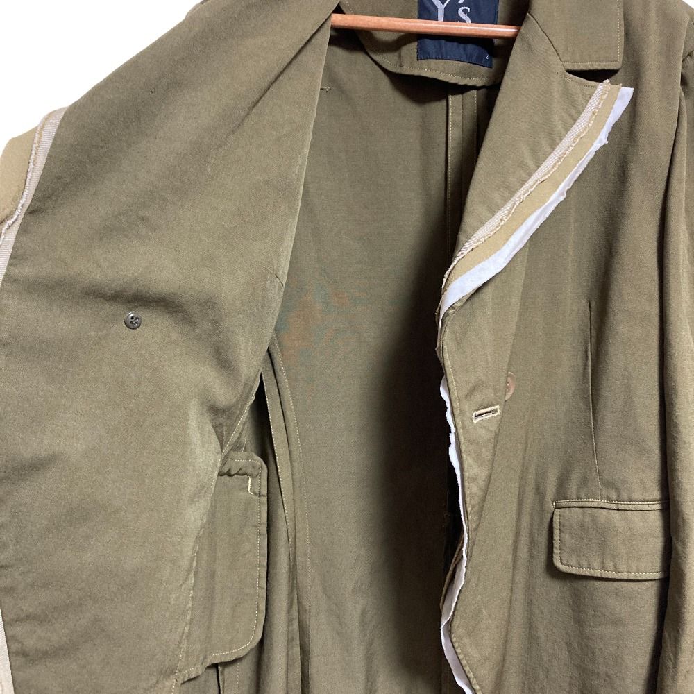 Y’s YOHJI YAMAMOTO ジャケット　変形 美品 Y's Yohji Yamamoto ワイズ ヨウジヤマモト 変形 ロング