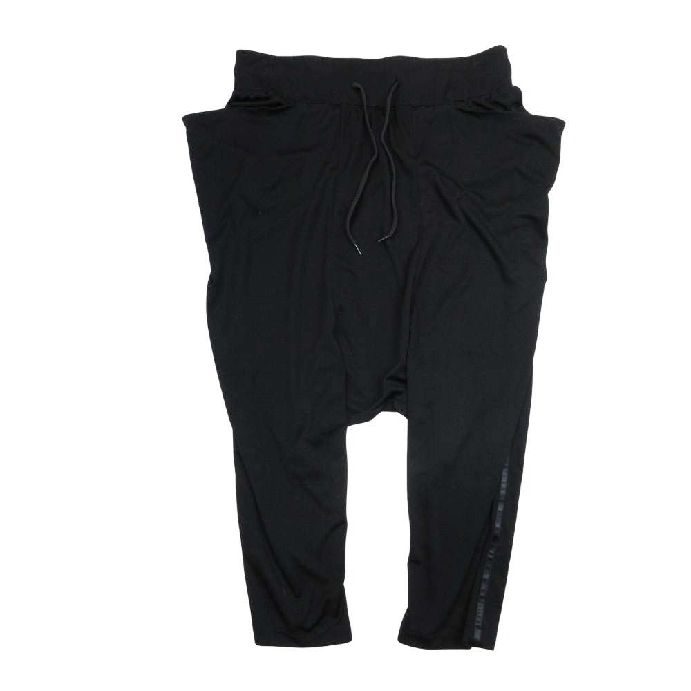 良品 bajra バジュラ サイドライン ストレッチ クロップド サルエル