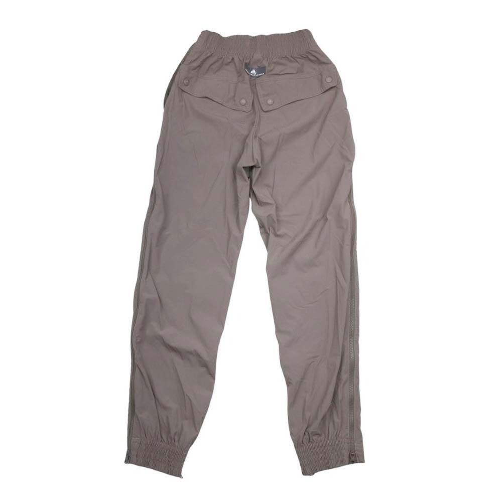 adidas by STELLAMcCARTNEY アディダス バイ ステラマッカートニー サイドジップ カーゴパンツ XS ブラウン系 レディース 古着