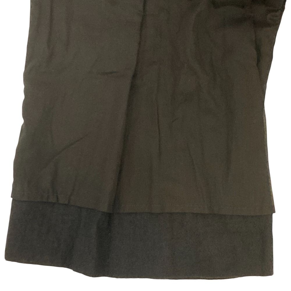  22 AW Y s ワイズ ヨウジヤマモト COTTON WOOL RANDOM TUCK PANTS タックパンツ YV P 09 829 サイズ1 ブラック レディース 古着 ワイドパンツ イージーパンツ パンツ