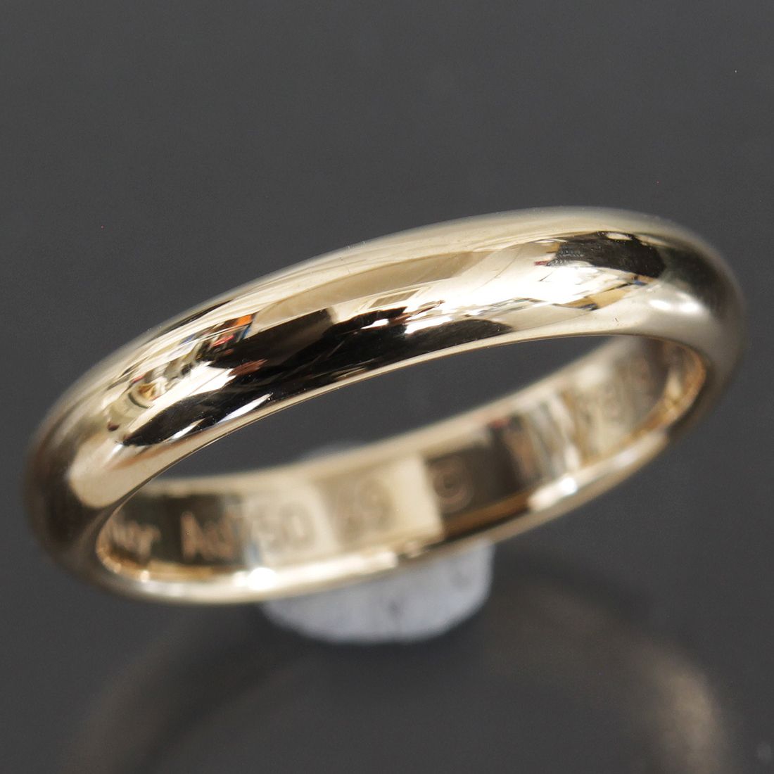 カルティエ バンドリング 8.5号 49 K 18 YG ペア箱保 E 1905