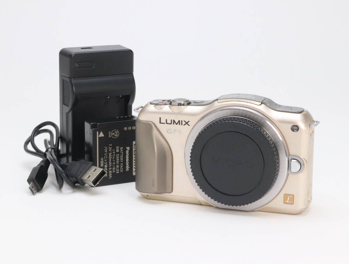 パナソニック LUMIX DMC-GF5 レンズセット コンデジ バッテリー2個