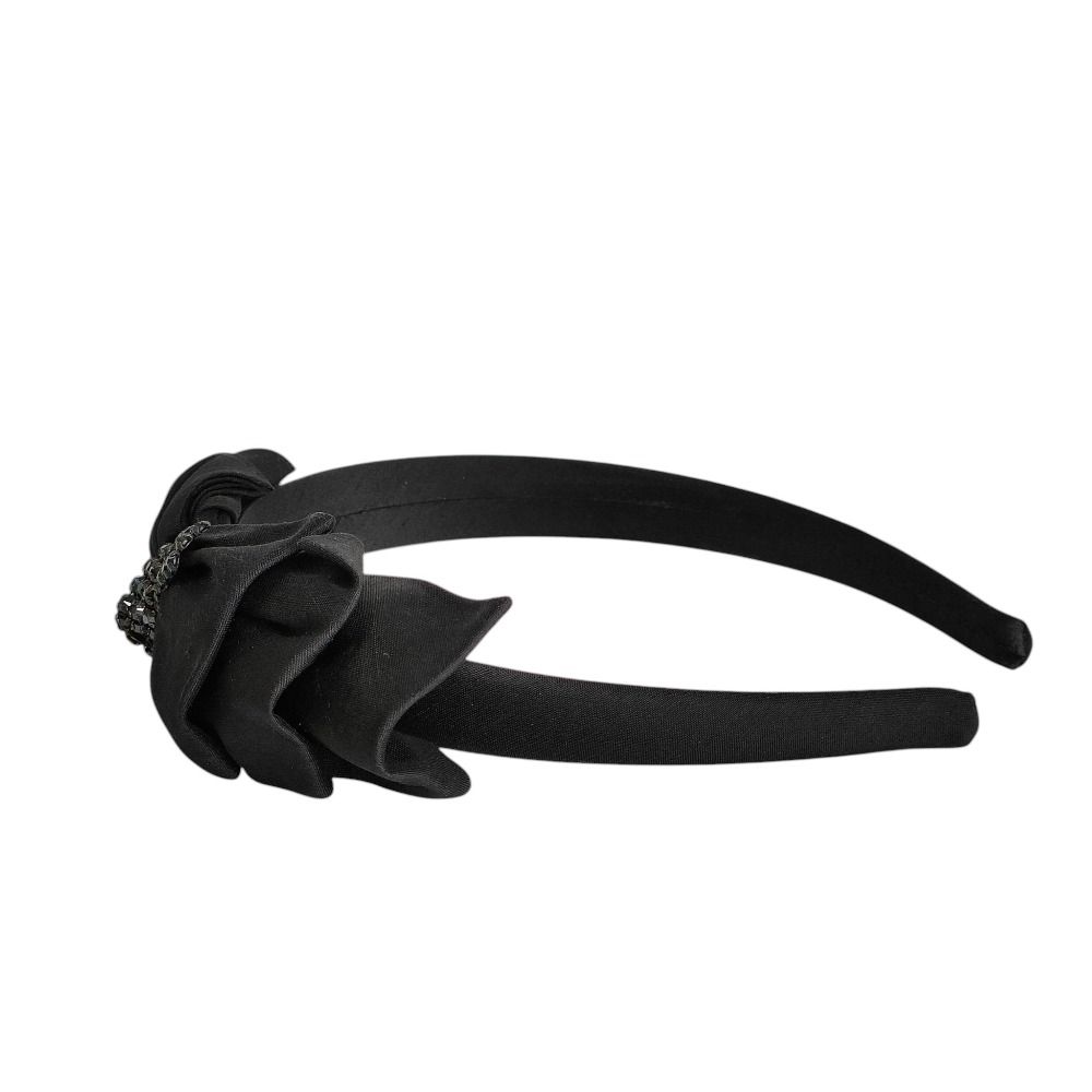 良品 ACCA アッカ ラインストーン リボン カチューシャ ヘア