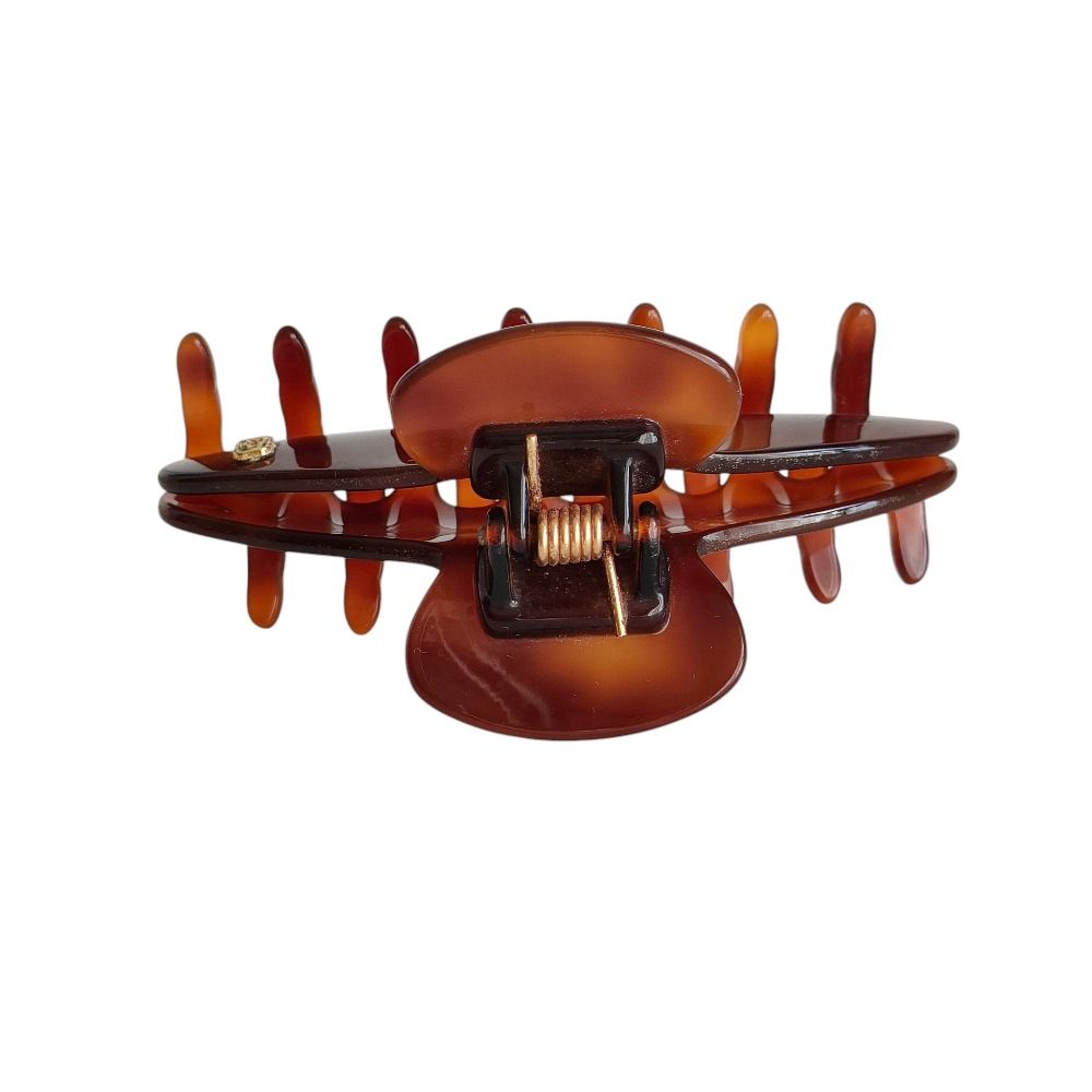 美品 ALEXANDRE DE PARIS アレクサンドルドゥパリ べっ甲柄 デミ柄