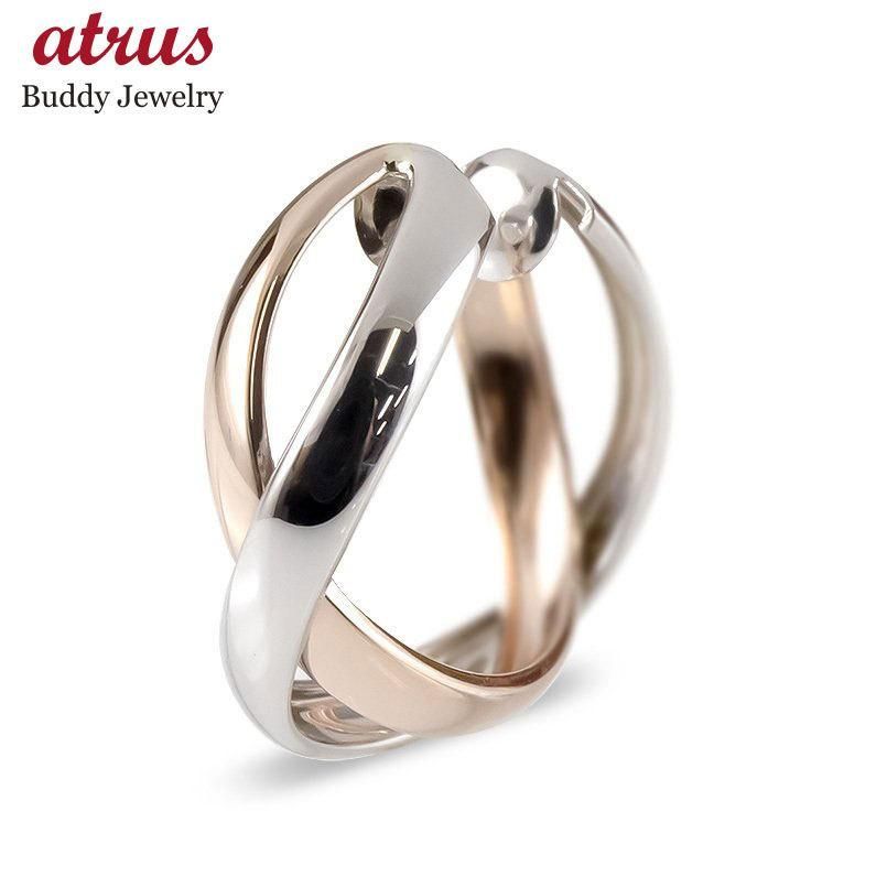 イヤーカフ 片耳 レディース イヤークリップ イヤカフ イヤリング 10金 10k ピンクゴールド ホワイトゴールド 地金 送料無料