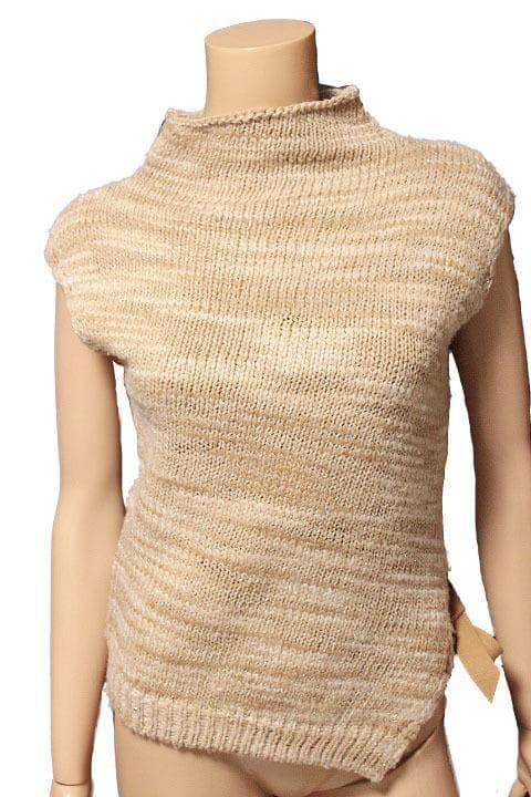 ラスト一点 モラビト プルミエ ニット セーター リボン付き レディース