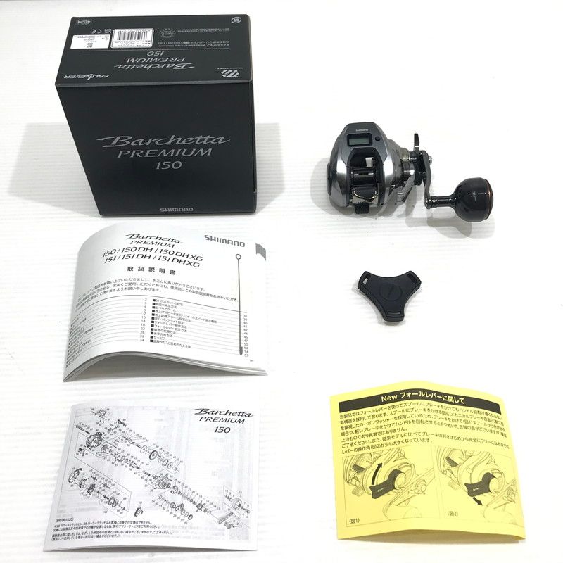 品 SHIMANO シマノ 24 PREMIUM バルケッタ 150 右ハンドル ベイトリール 釣り 釣り具等 134 251128 yk 01 tag