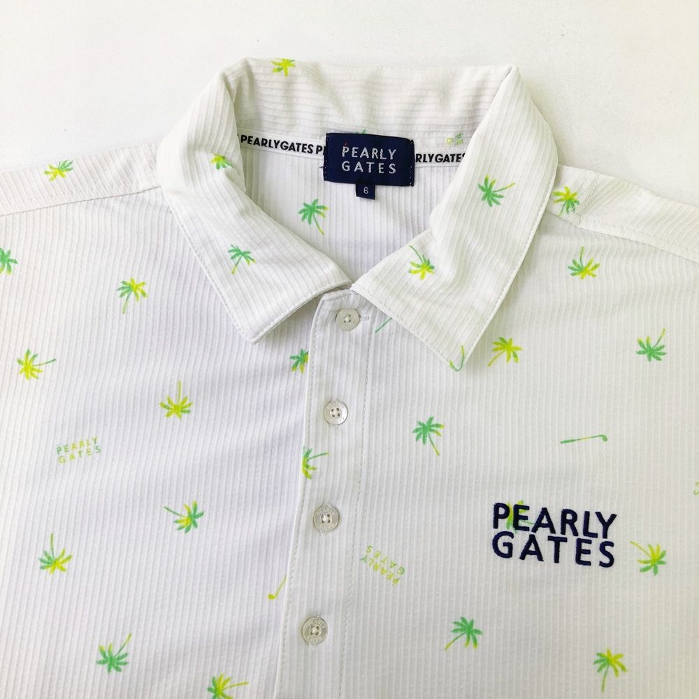 パーリーゲイツ　ポロシャツ　フレア　新品 サイズ：6 PEARLY GATES パーリーゲイツ 2023年モデル 半袖ポロシャツ