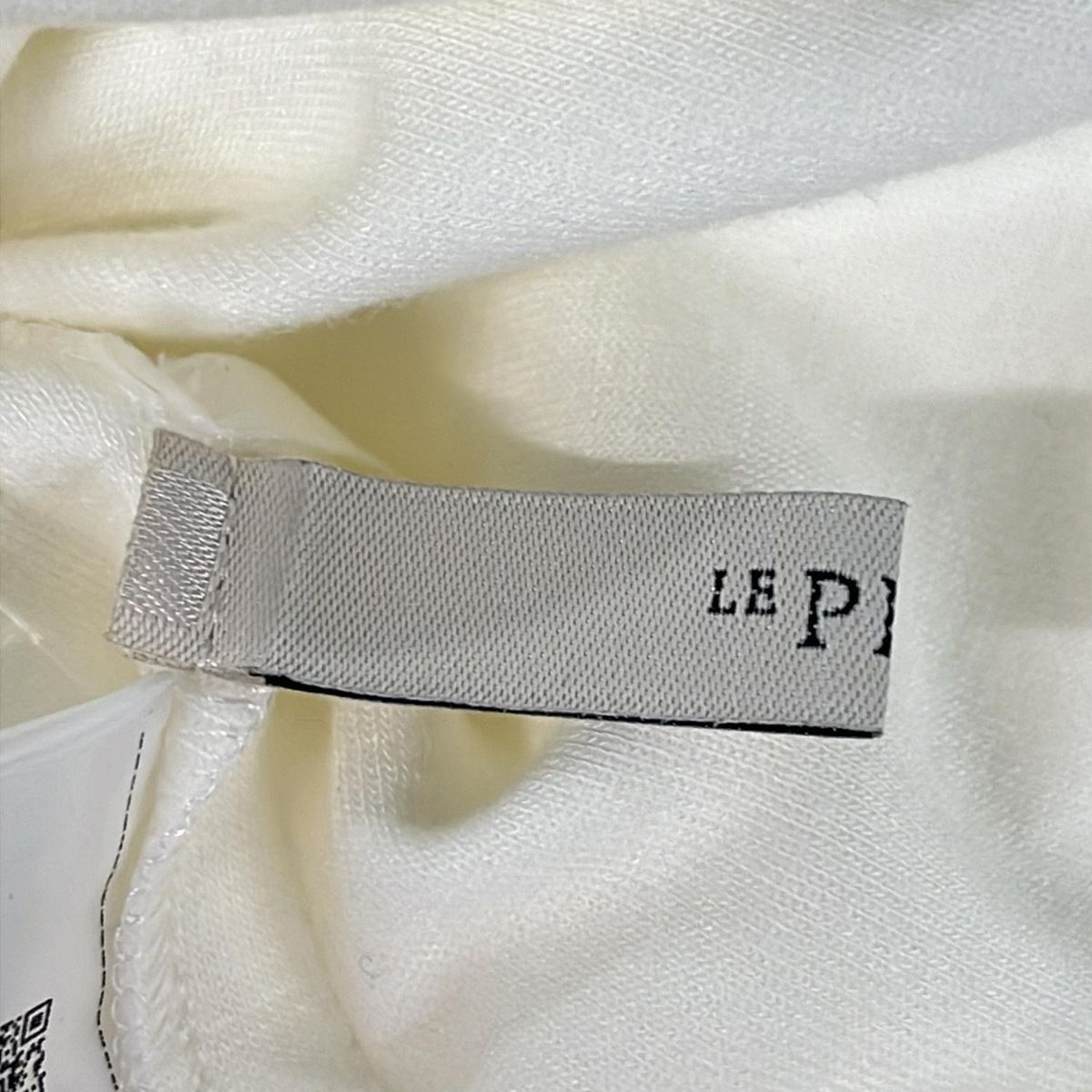 LE PHIL(ルフィル) ワンピース サイズF レディース - アイボリー×白  