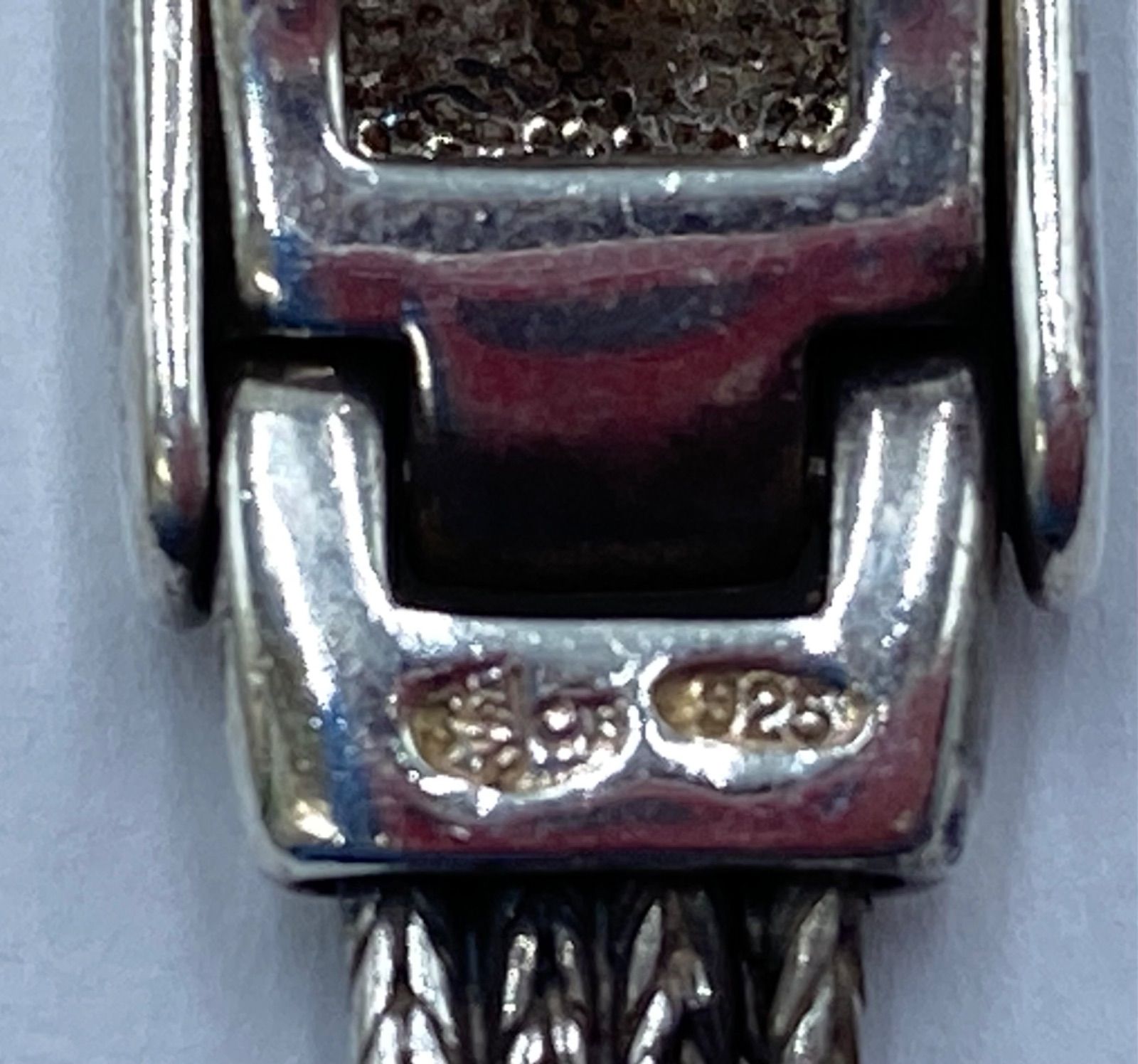 クリオブリー　clio blue 魚型デザイン クォーツ腕時計 シルバー925 クリオブリー clio blue 魚型デザイン クォーツ腕時計 シルバー925