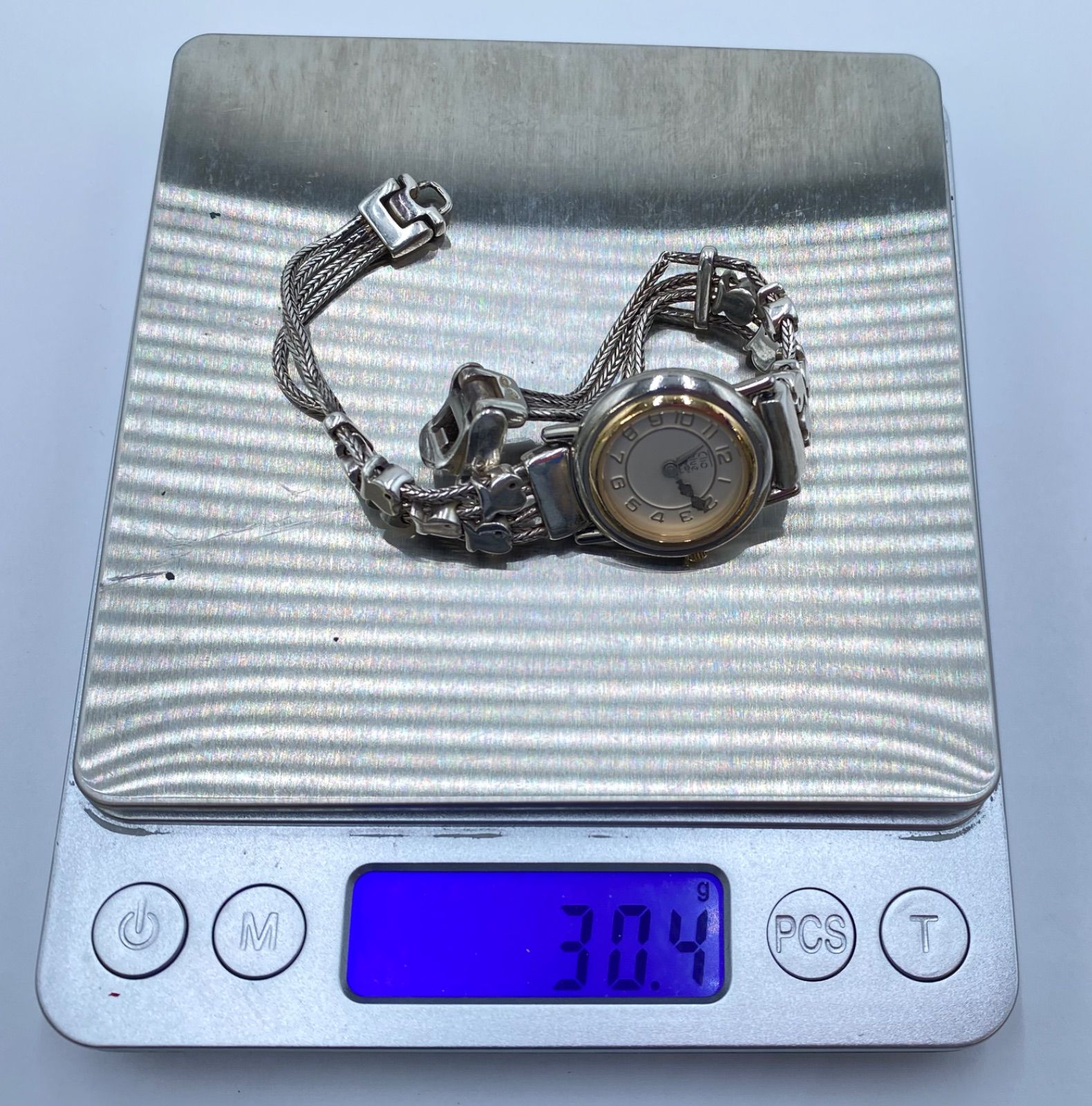 Clio Blue クリオブルー 魚 レディース 腕時計 シルバー925ブレス 刻印