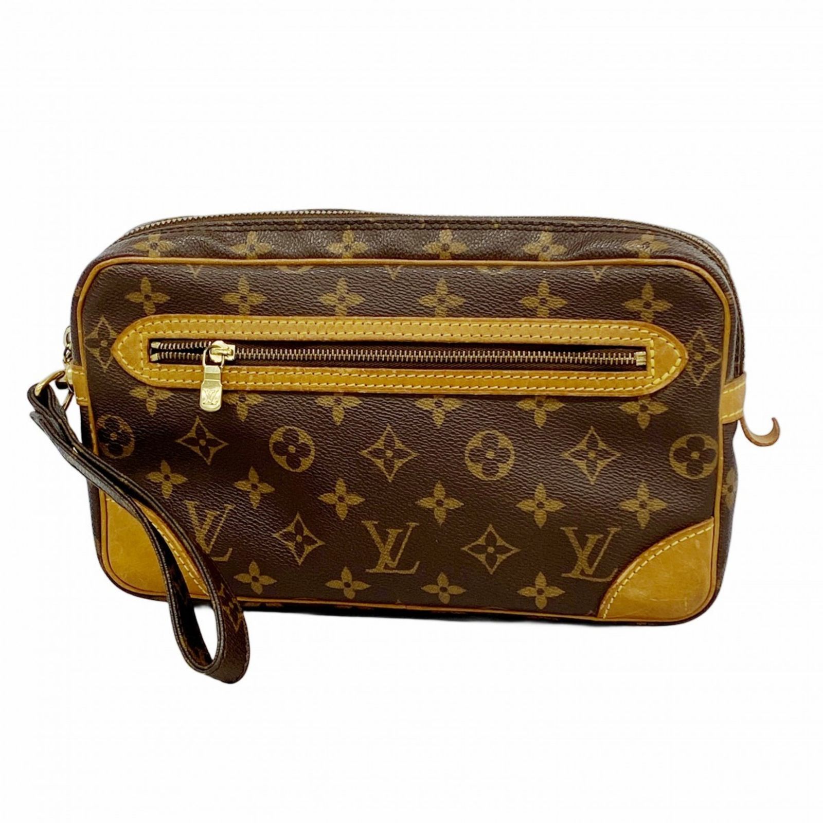 ルイ ヴィトン Louis Vuitton クラッチバッグ モノグラム マルリードラゴンヌ M 51825 ブラウンメンズ