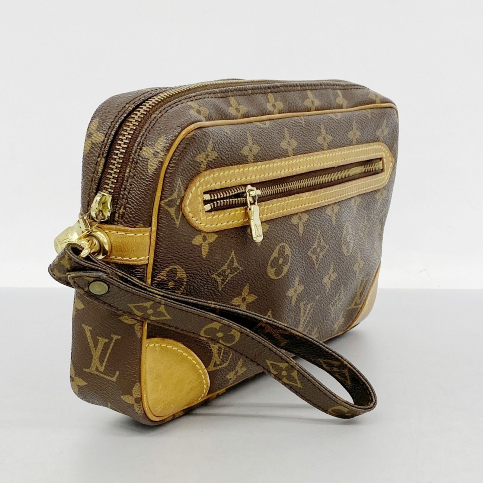 ルイ ヴィトン Louis Vuitton クラッチバッグ モノグラム マルリードラゴンヌ M 51825 ブラウンメンズ