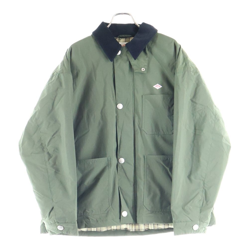 DANTON ダントン Nylon Coverall Jacket ナイロンカバーオールジャケット ジップアップナイロンジャケット DT-A 0524 NTF カーキ