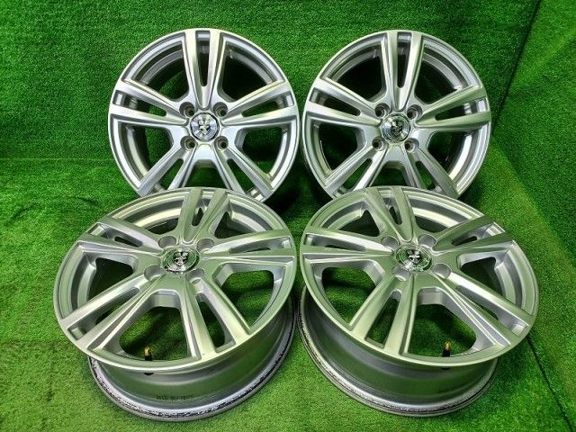 ジョーカー ﾌｨｯﾄ ホイール アルミ シルバー 15インチ 6 J 4穴 4本 100 53