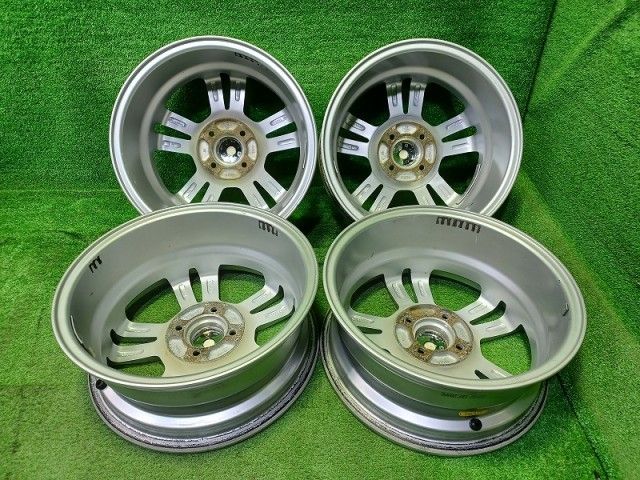 ジョーカー ﾌｨｯﾄ ホイール アルミ シルバー 15インチ 6 J 4穴 4本 100 53