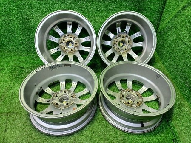 グラス ﾌﾟﾘｳｽ ホイール アルミ シルバー 15インチ 6 J 5穴 4本 100 43