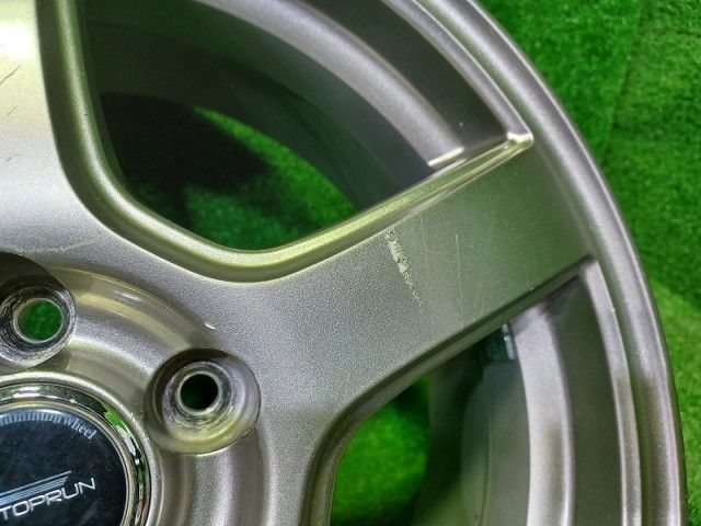  トップラン ﾌﾟﾘｳｽ ｲﾝﾌﾟﾚｯｻ ホイール アルミ ガンメタ 16インチ 6 5 J 5穴 4本 100 46 16インチ ホイール